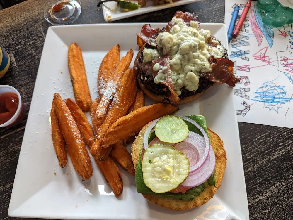 Black and Blue Burger